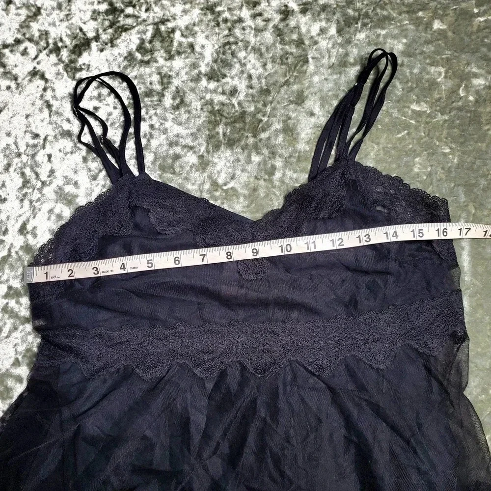 Victoria's Secret Black Lace Slip‎ Size: M